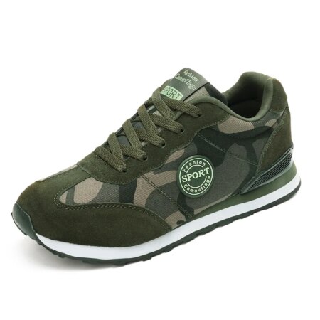 2021 autumn new canvas shoes couple shoes camouflage shoes military training shoes flat women sneakers men travel shoes