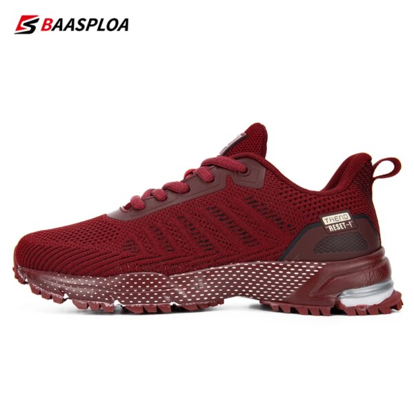 Baasploa Women Running Shoes New Mesh Breathable Sport Shoes Non-Slip Outdoor Lightweight Training Tenis for Women Free Shipping